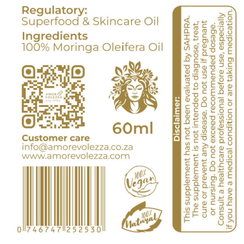 Moringa Radiant Gold Elixir (Beauty Oil) - 60ml