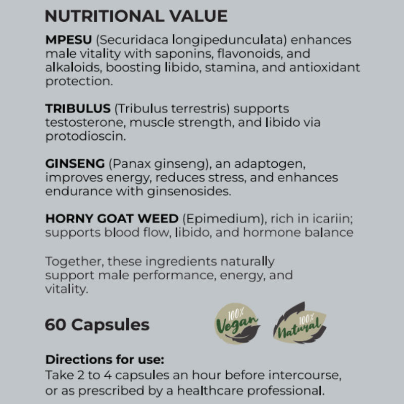Stamina Surge (Men’s Vitality Support) - 60 caps