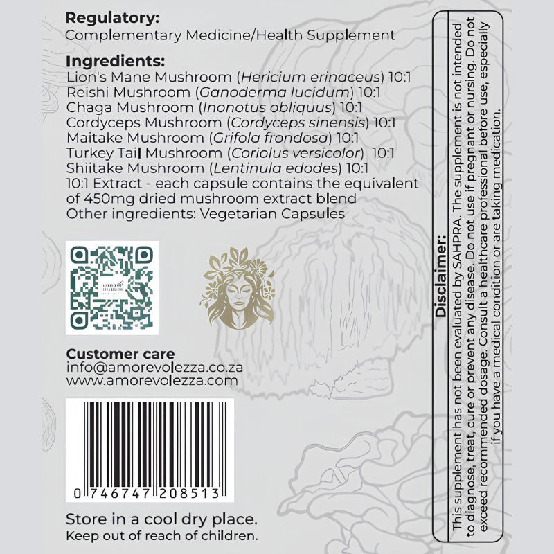 Bio Mushroom Immune Support Extract - 120 caps