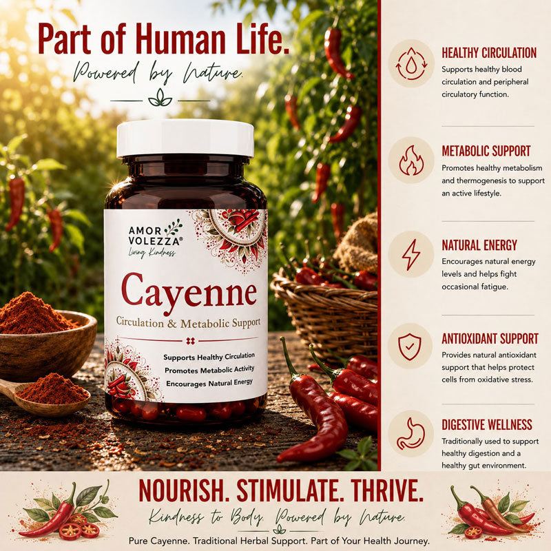 Cayenne (Circulation & Metabolic Support) 30 caps