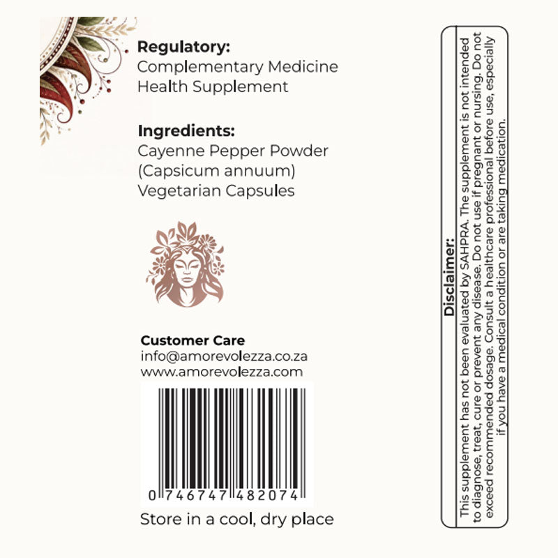 Cayenne (Circulation & Metabolic Support) 30 caps