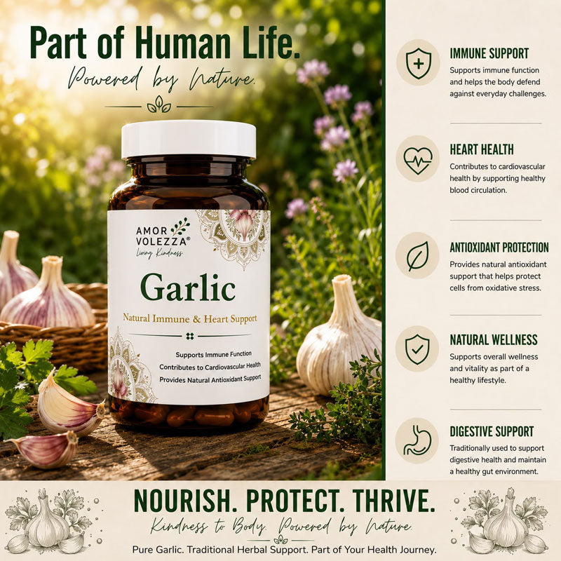 Garlic (Natural Immune & Heart Support) 30 caps
