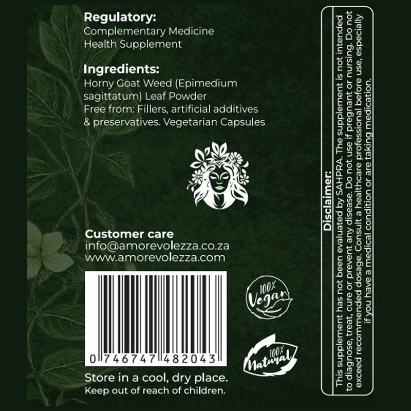 Horny Goat Weed (Vitality, Stamina & Drive) 60 caps