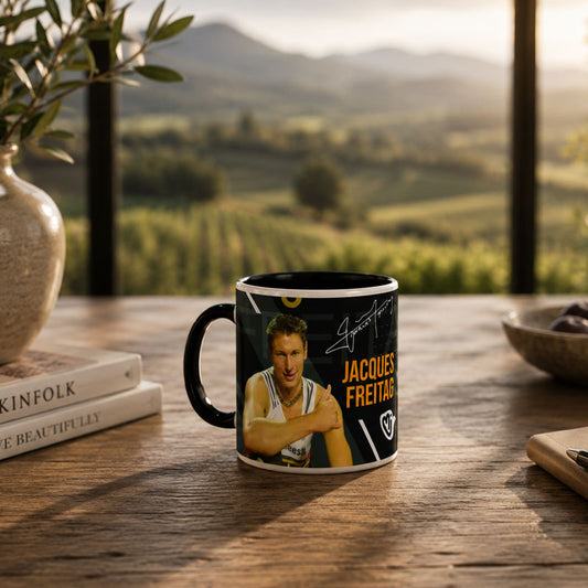 Jacques Freitag Commemorative Mug - Face
