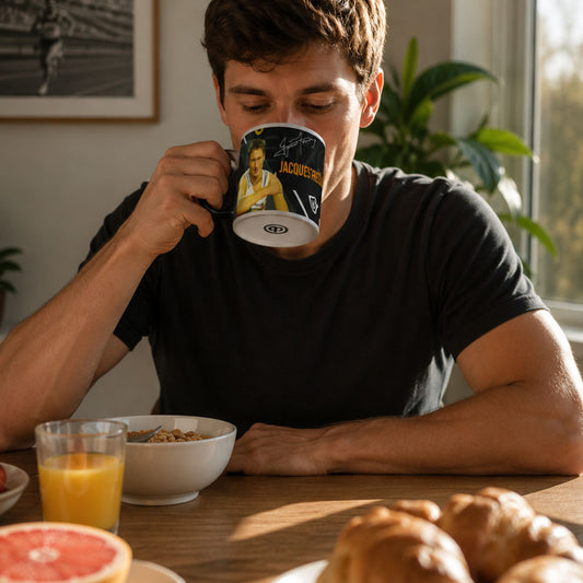 Jacques Freitag Commemorative Mug - Face