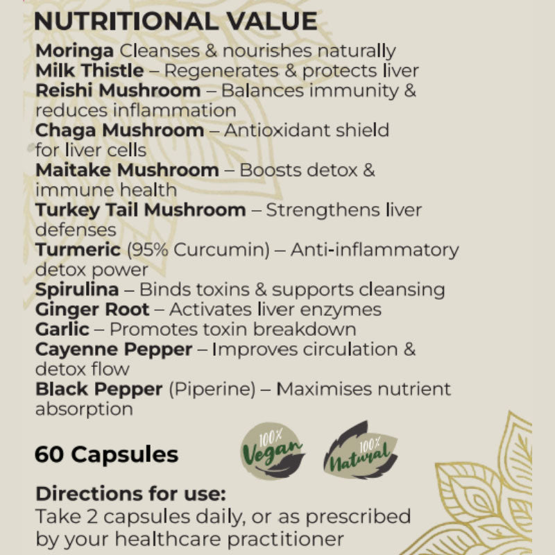 Love your liver (Liver detox support) - 60 caps
