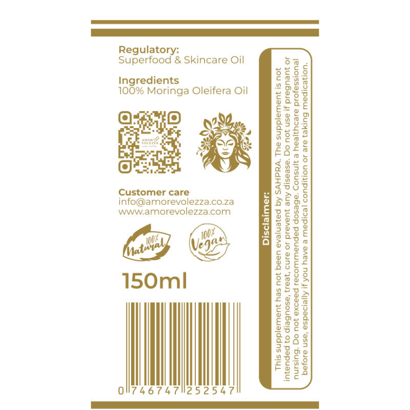 Moringa Radiant Gold Elixir (Beauty Oil) - 150ml