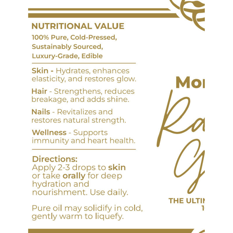 Moringa Radiant Gold Elixir (Beauty Oil) - 150ml