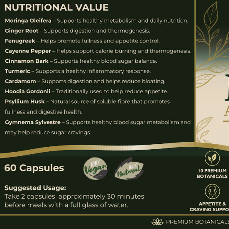 Moringa Advanced Weight Loss Capsules - 60 caps