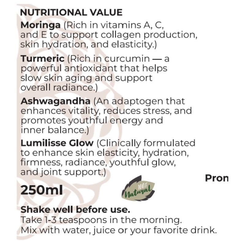 Moringa Youth Tonic (Beauty Blend) - 250ml