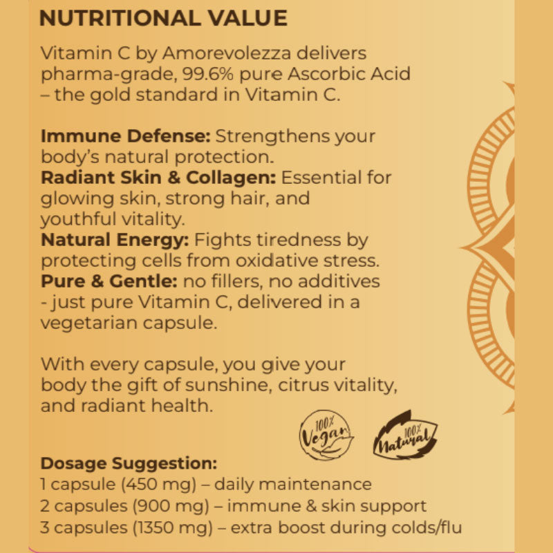 Pure C (Vitamin C – Immune Support) - 60 caps