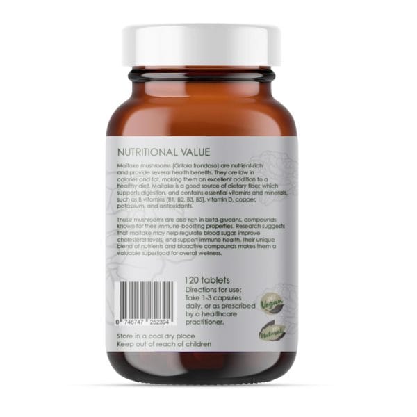 Maitake Medicinal Mushroom 120 capsules. 10:1 extract - Image 3