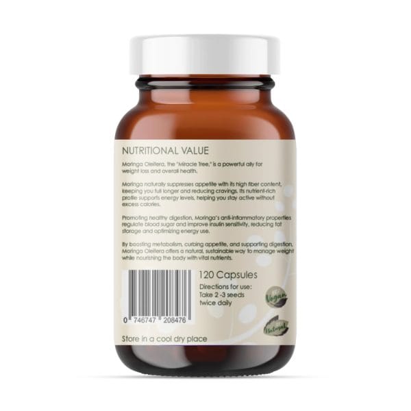Moringa Weight Loss, 120 Capsules - Image 2