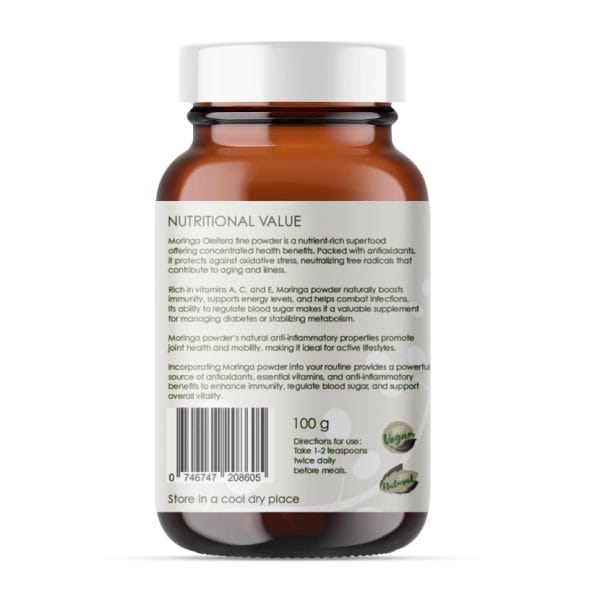 Moringa Fine Powder 100g - Image 2