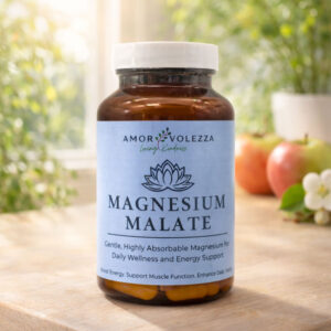 Amorevolezza Magnesium Malate (Energy, Muscle support & Reduce fatigue) - 60 caps