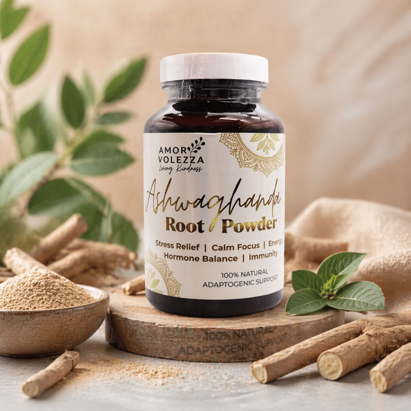 Ashwagandha Root Powder (Withania Somnifera - Stress) - 120 caps