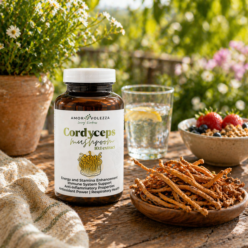 Cordyceps Medical Mushroom 10:1 Extract - 120 caps