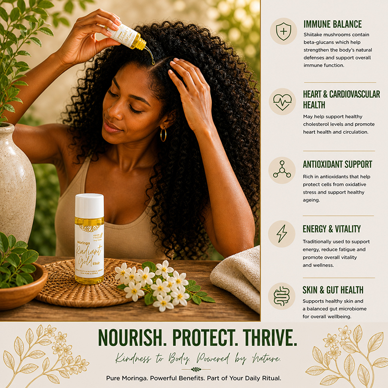 Moringa Radiant Gold Elixir (Beauty Oil) - 60ml - Image 2