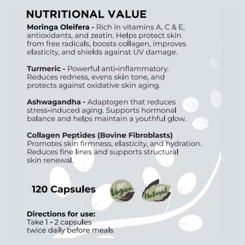 Moringa Anti-Ageing - 120 caps - Image 2