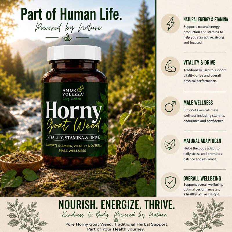Horny Goat Weed (Vitality, Stamina & Drive) 60 caps - Image 2