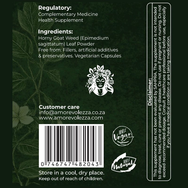 Horny Goat Weed (Vitality, Stamina & Drive) 60 caps - Image 4