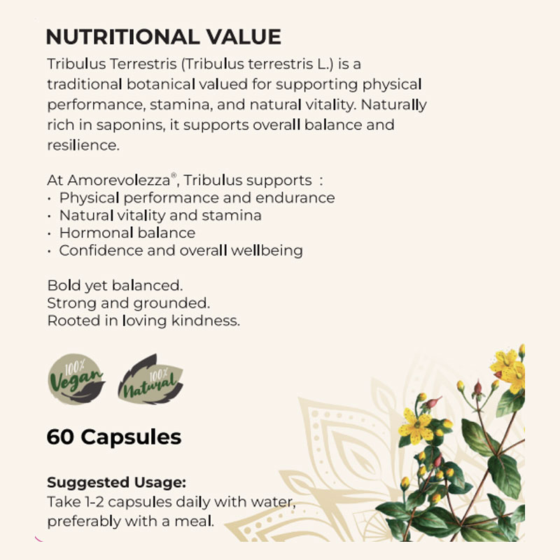 Tribulus (Vitality & Performance Support) 60 caps - Image 3